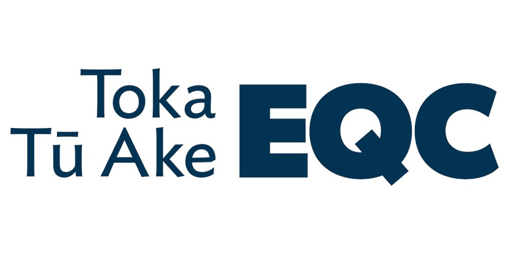 EQC Logo Earthquake Commission Kōmihana Rūwhenua